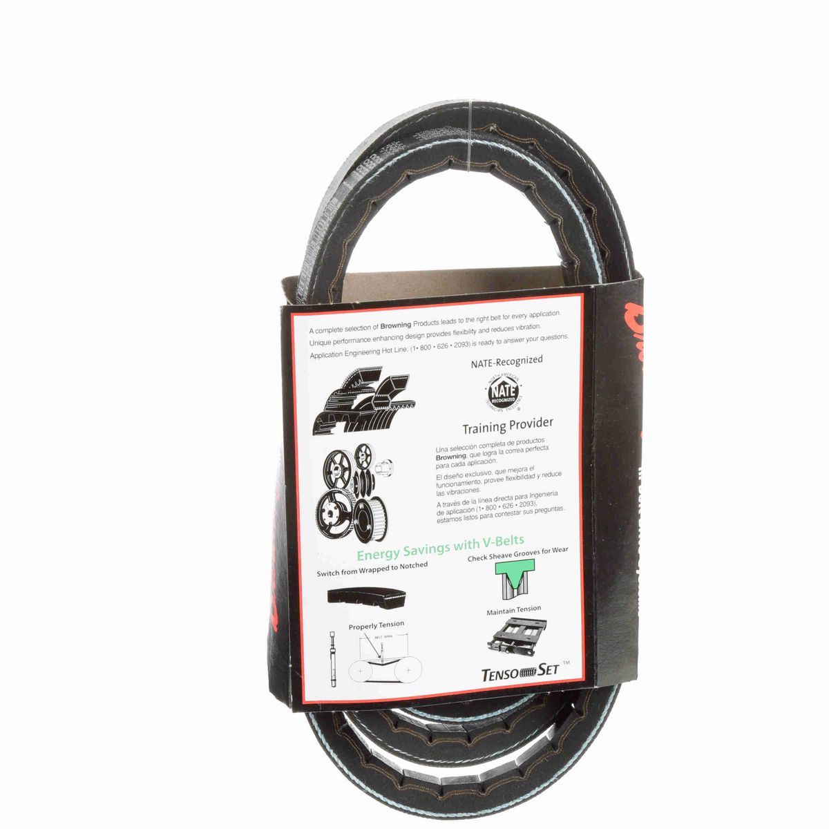 Browning EPDM Notched Belt 98% Efficient - 5VX710