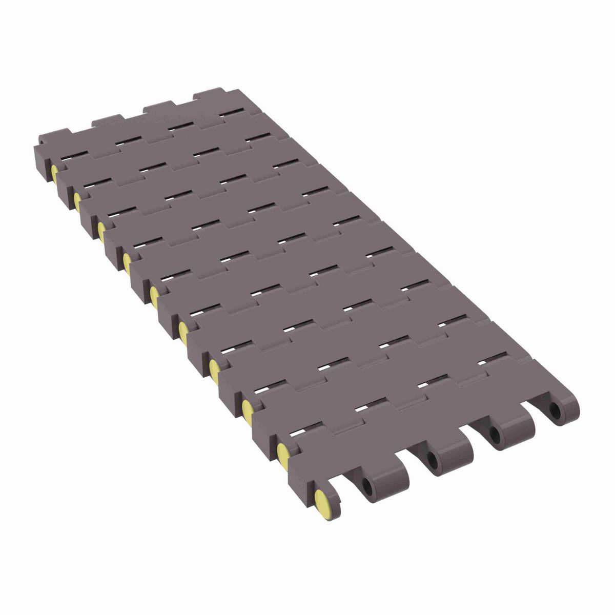 Rexnord 5935 Straight Running Solid Top, Material: Brown High Performance, Width: 3in, Pitch: 0.75in - 81414931