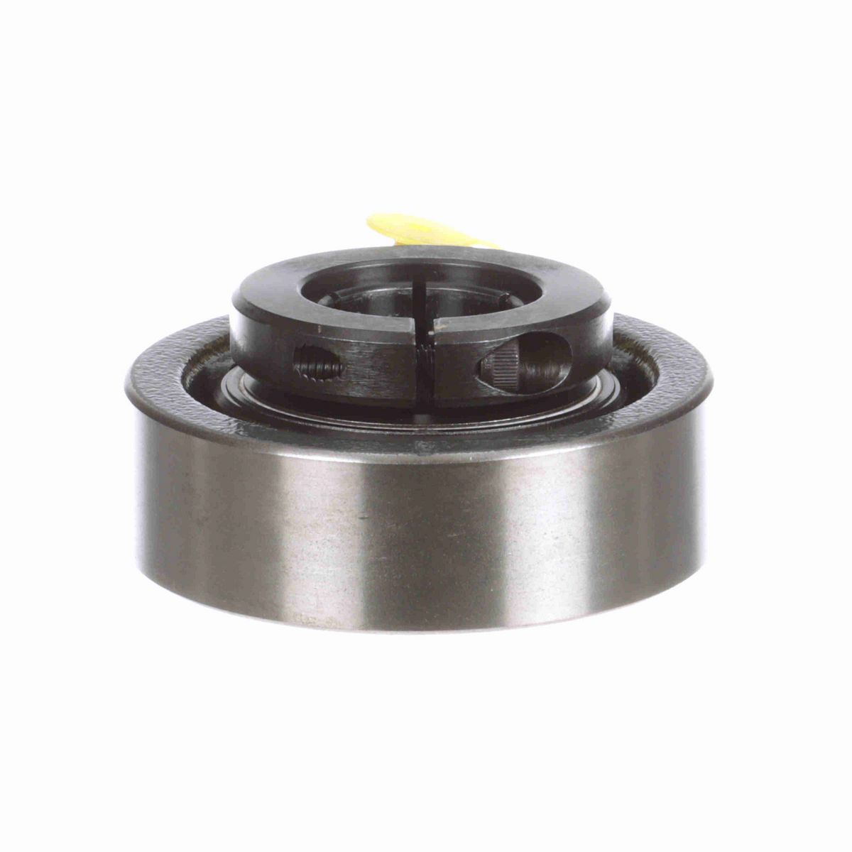 Sealmaster Mounted Cast Iron Cylindrical Cartridge Ball Bearing - 52100 Bearing Steel, Black Oxided - Concentric Lock - MSC-20T