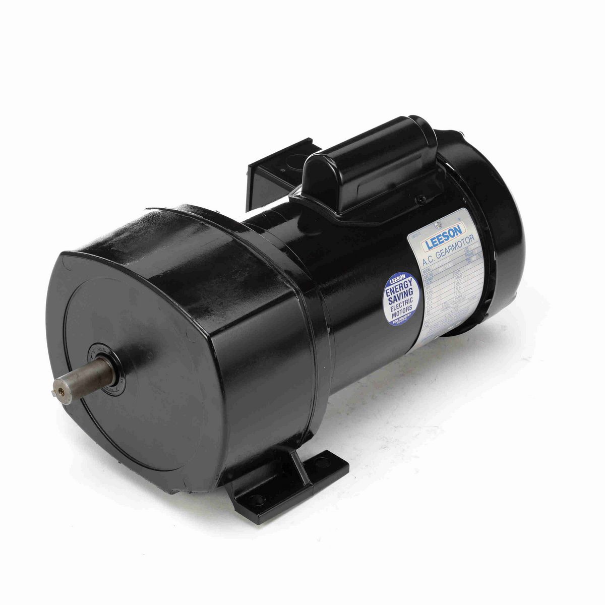 LEESON Parallel Shaft Gearmotor, 0.50 HP, 1 Ph, 60 Hz, 115/208-230 V, 22 RPM, 48Y Frame, TEFC - 107013.00