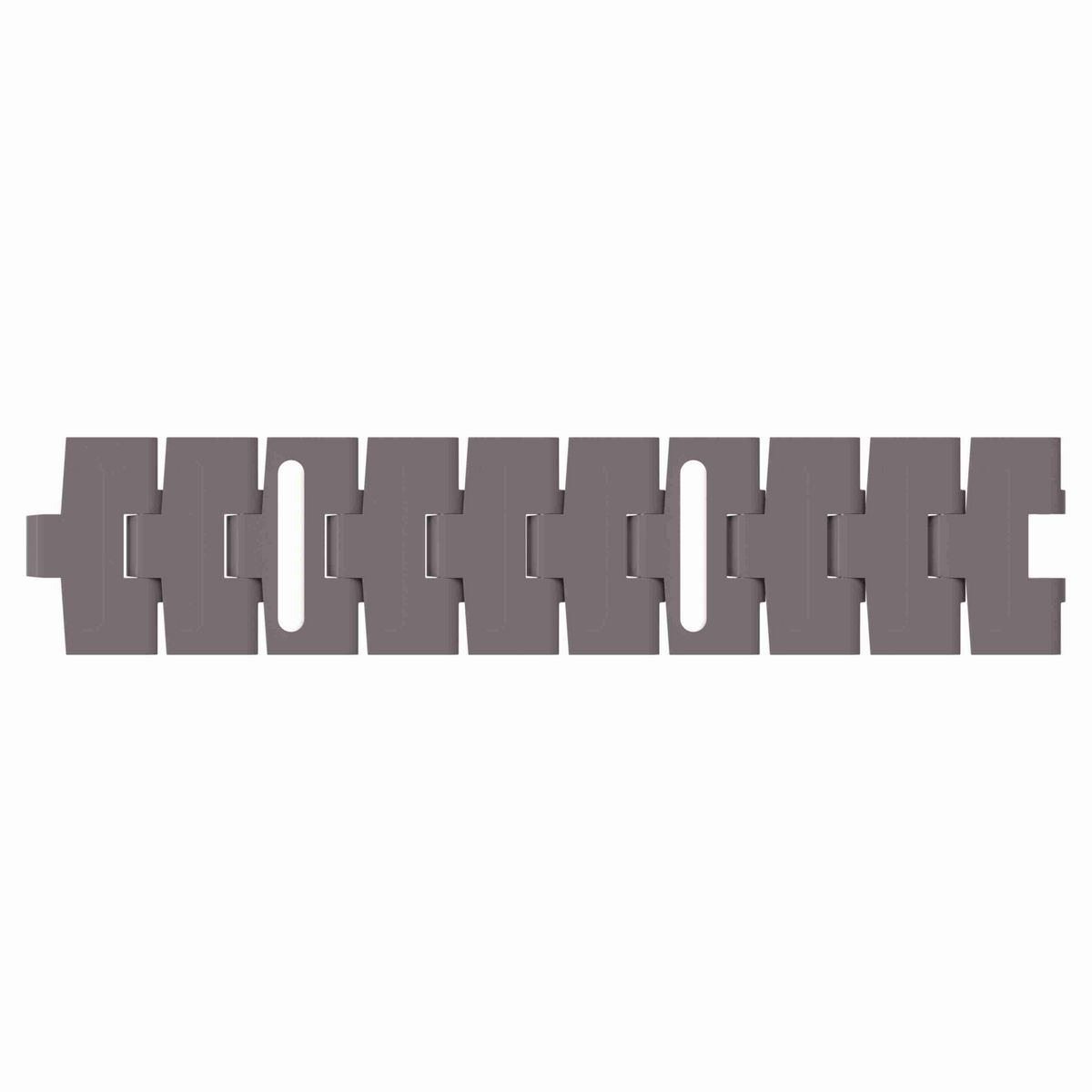 Rexnord 880TAB RubberTop® Side-flexing RubberTop®, Material: Brown High Performance, Width: 3.25in, Pitch: 1.5in - 81420081