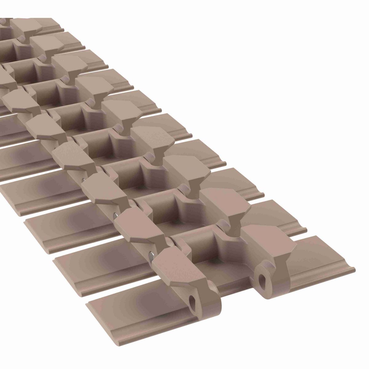 Rexnord 880TAB Side-flexing Solid Top, Material: Tan Low Friction, Width: 4.5in, Pitch: 1.5in - LF880TK4-1/2