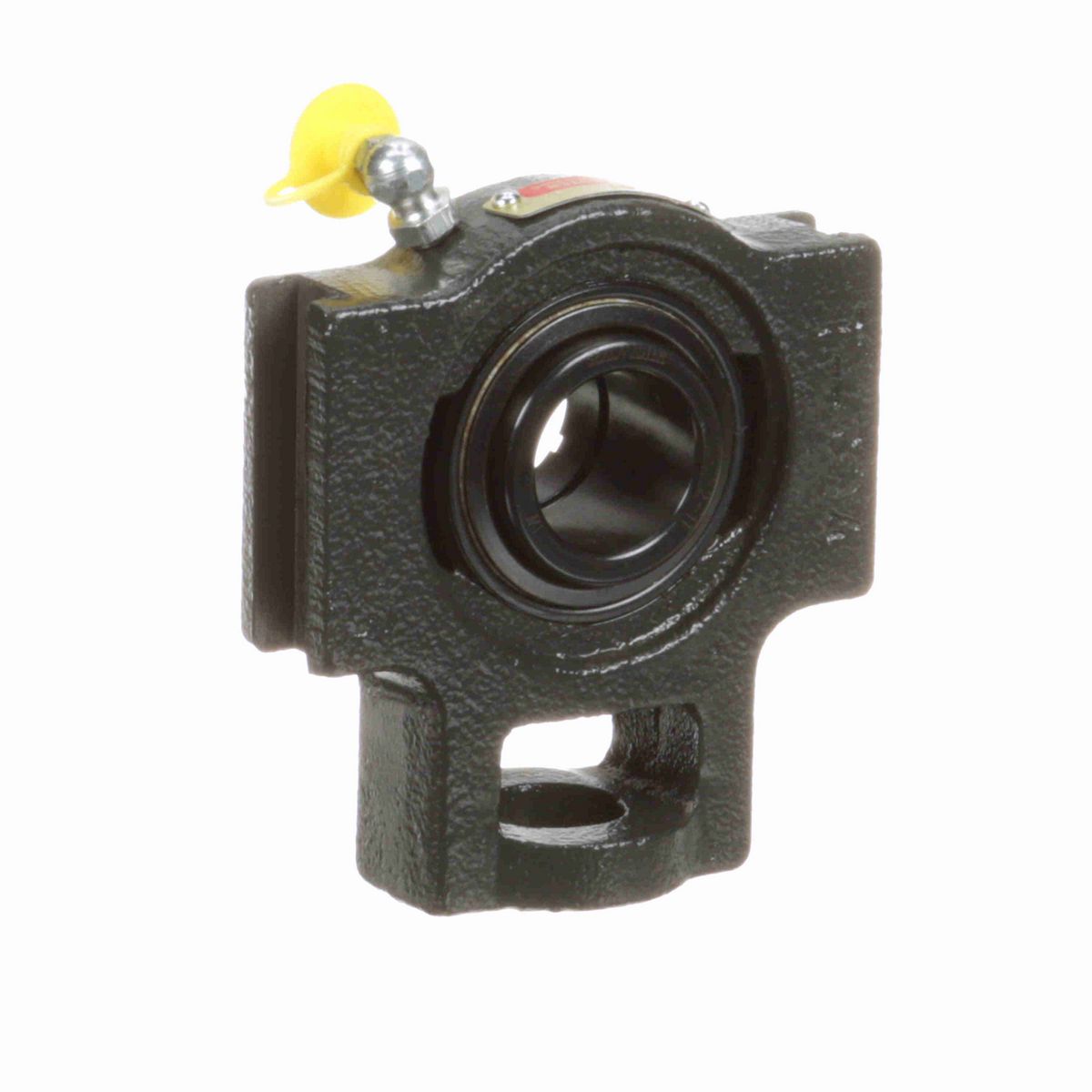 Sealmaster Mounted Cast Iron Wide Slot Take Up Ball Bearing - 52100 Bearing Steel, Black Oxided - Concentric Lock - ST-16T
