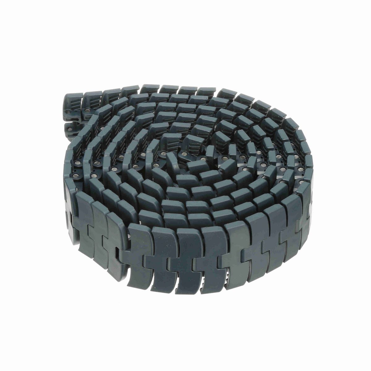 System Plast 2260FT-M Side-flexing Solid Top, Material: NG evo (Gray Blue), Width: 3.3in, Pitch: 1in - NGE2260FT-M-K330