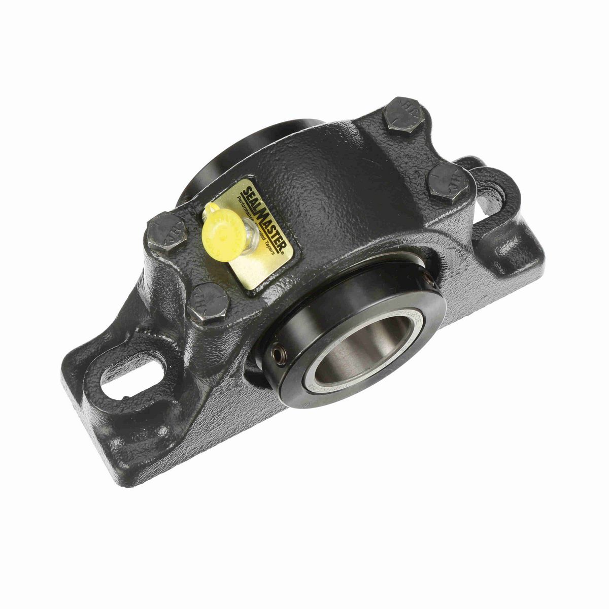 Sealmaster Mounted Cast Iron Two Bolt Pillow Block Tapered Roller - 52100 Bearing Steel - Double Collar Mount Lock - RPB 110-2