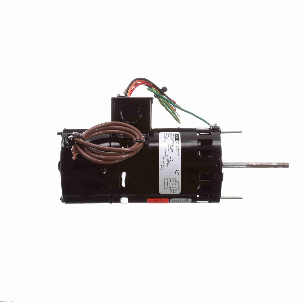 FASCO OEM Replacement Motor, 1/15 HP, 1 Ph, 60 Hz, 230/460 V, 3000 RPM, 1 Speed, 3.3" Diameter, OAO - D459