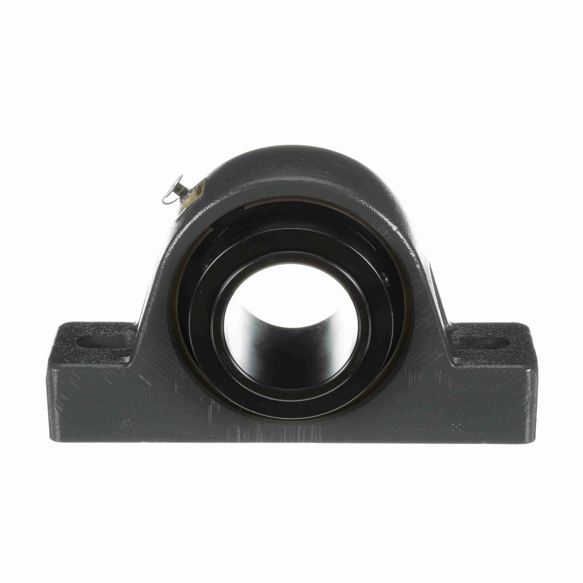 Sealmaster Mounted Cast Iron Two Bolt Pillow Block Spherical Roller - 52100 Bearing Steel, Black Oxided - Collar Mount Lock - USRB5000E-307