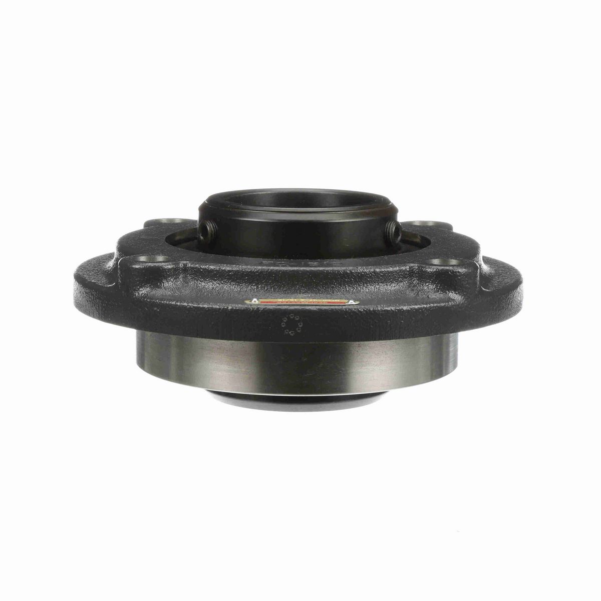Sealmaster Mounted Cast Iron Flange Cartridge Ball Bearing - 52100 Bearing Steel, Black Oxided - Double Setscrew Lock - MFCD-47