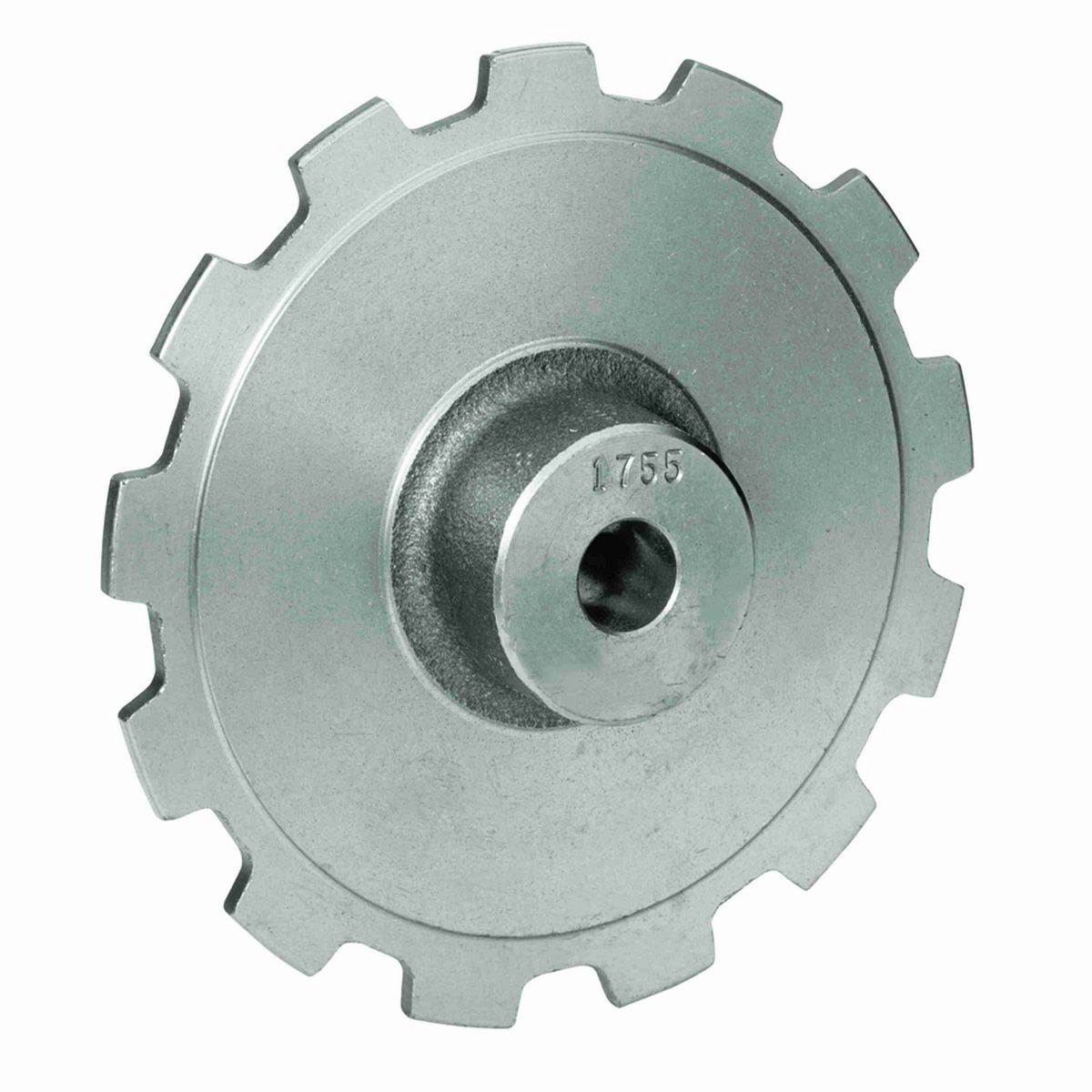 Rexnord 1755 Series Solid One Piece Cast Iron Sprocket with 16 Teeth and a 3/4in Round Rough Stock Bore (RSB) - 401-60320-2