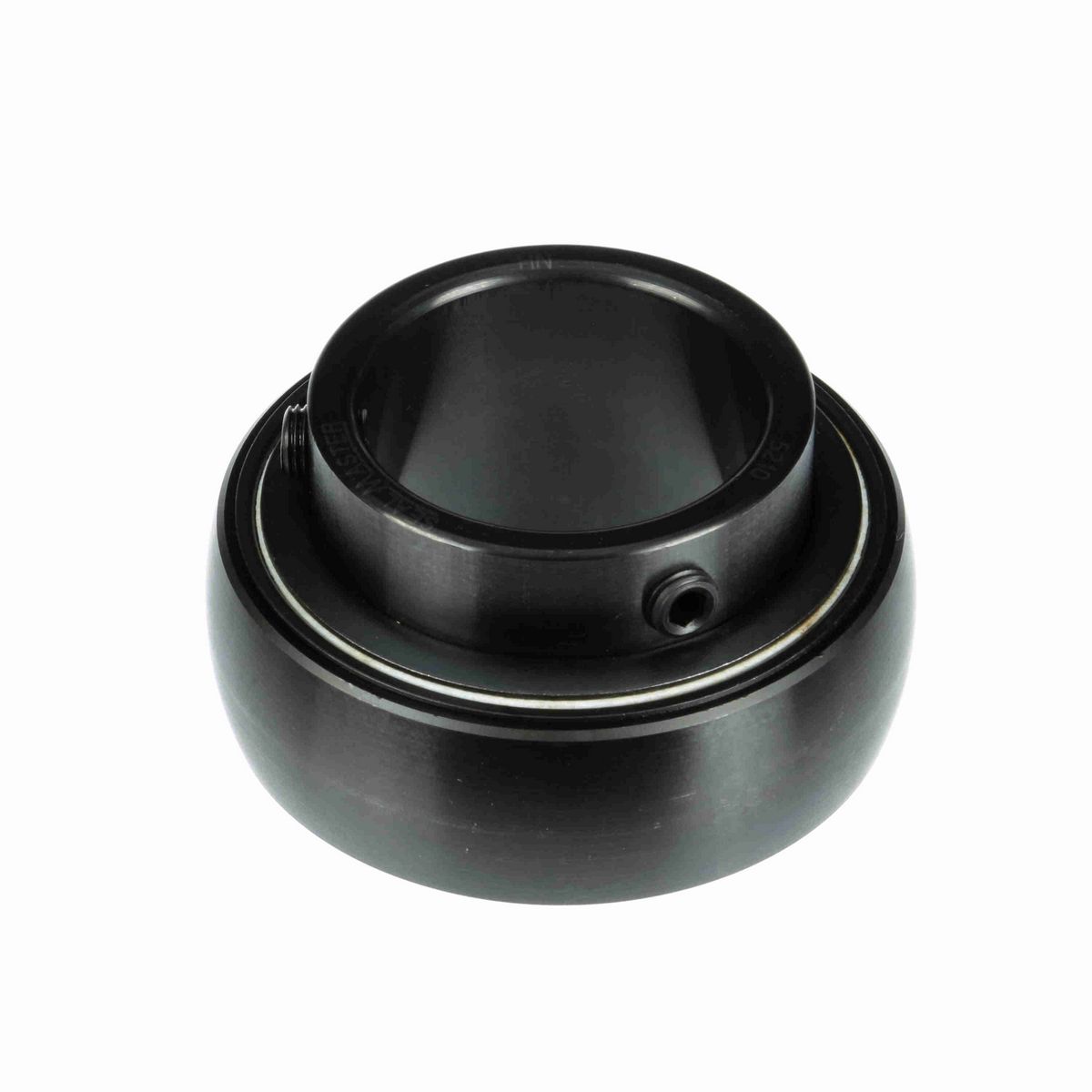 Sealmaster Mounted Insert Only Ball Bearing - 52100 Bearing Steel, Black Oxided - Setscrew Lock - 5210