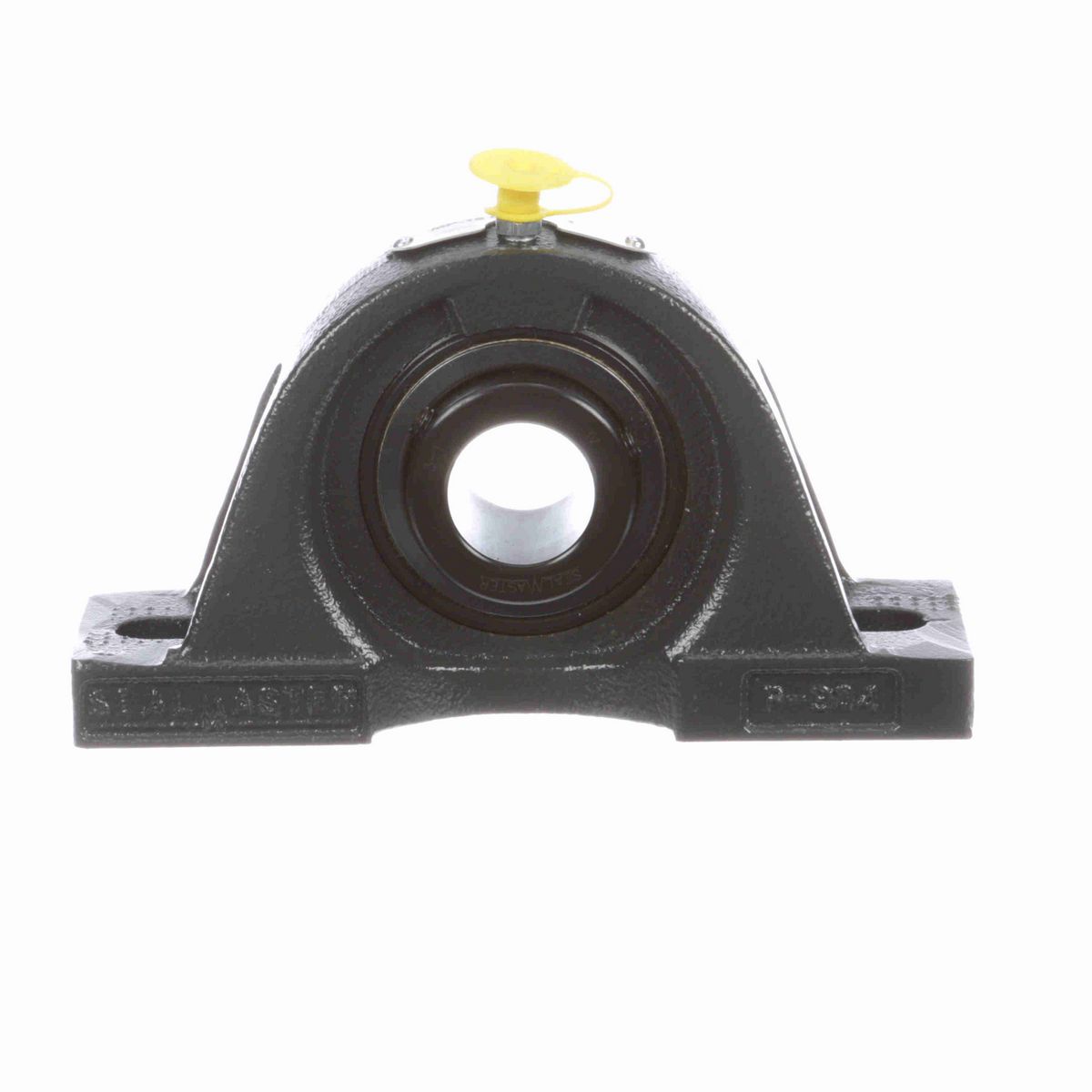 Sealmaster Mounted Cast Iron Two Bolt Pillow Block Ball Bearing - 52100 Bearing Steel, Black Oxided - Setscrew Lock - Air Handling Housing Fit, Noise Tested - MP-16 CXU