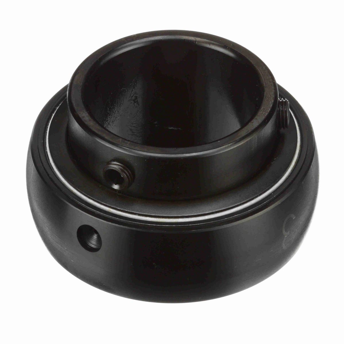Sealmaster Mounted Insert Only Ball Bearing - 52100 Bearing Steel, Black Oxided - Setscrew Lock - 1-2