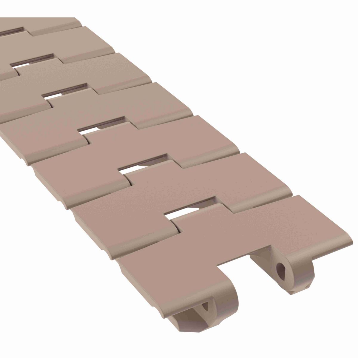 Rexnord 880TAB Side-flexing Solid Top, Material: Tan Low Friction, Width: 3.25in, Pitch: 1.5in - LF880TK3-1/4