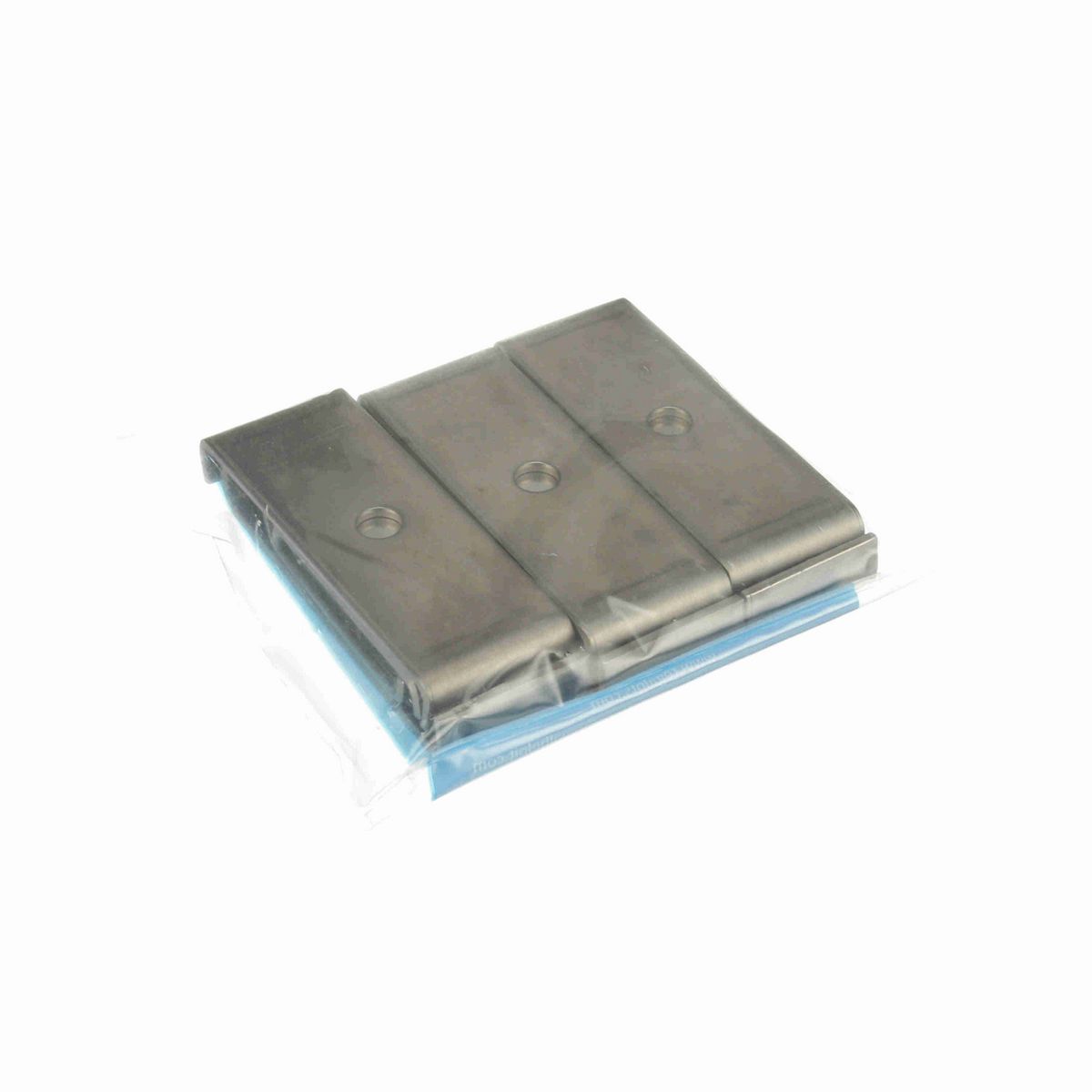 System Plast Double Rail Clamp, Stainless Steel, Square Hole,~3.25" Rail Centers - VG-011-04-SH