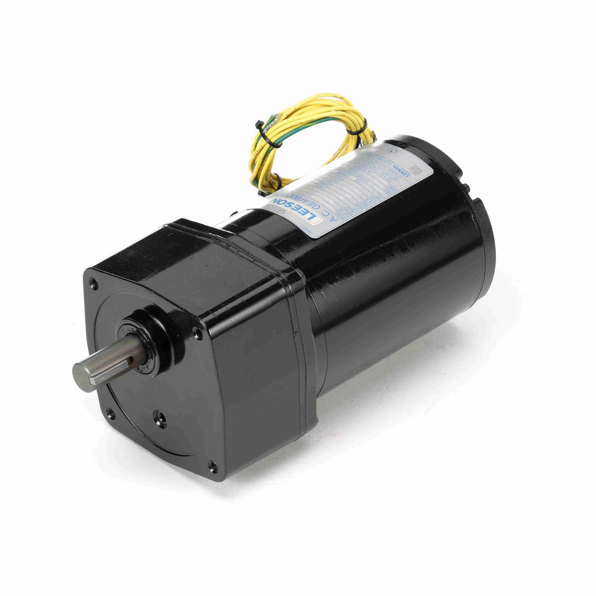 LEESON Parallel Shaft Gearmotor, 0.08 HP, 1 Ph, 60 Hz, 110 V, 9 RPM, L42Y Frame, TENV - 096001.00