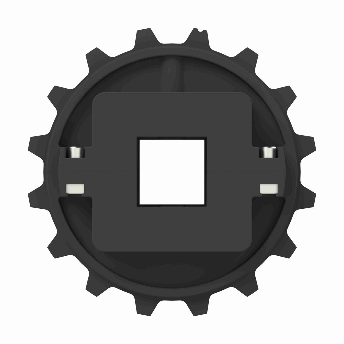 Rexnord 7950 Series Split Molded Nylon Sprocket with 16 Teeth and a 40mm Square Bore - 614-170-3