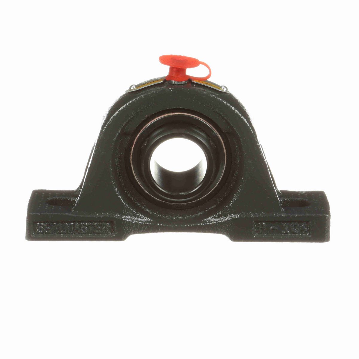 Sealmaster Mounted Cast Iron Two Bolt Pillow Block Ball Bearing - 52100 Bearing Steel, Black Oxided - Setscrew Lock - High Temperature - NP-16 HT