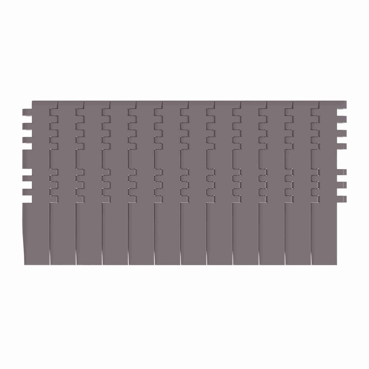 Rexnord 7705DTSR Straight Running DTS®, Material: Brown High Performance, Width: 4.5in, Pitch: 1in - 81421101