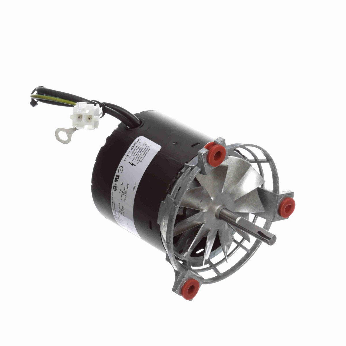 FASCO Draft Inducer Motor, 1/25 HP, 1 Ph, 60 Hz, 115 V, 3000 RPM, 1 Speed, 3.3" Diameter, OAO - D1193