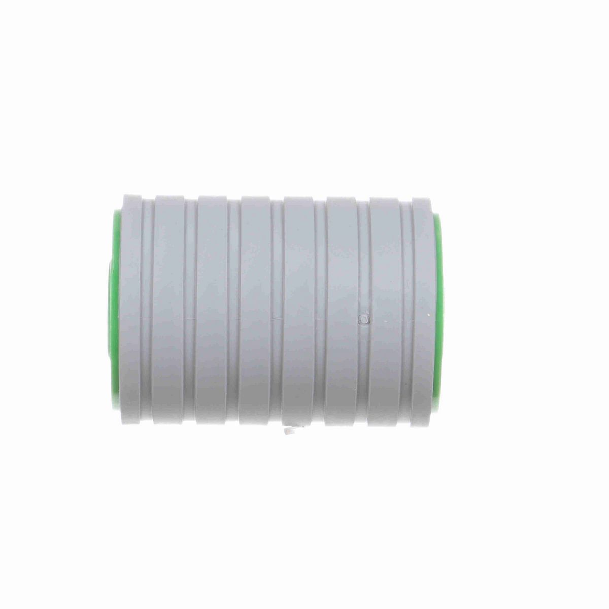 System Plast Return Roller with Rubber; OD: 57-mm, Shaft Dia: 18-mm, Length: 82.5-mm, Color: Green - RR-57B18ML83-PEG