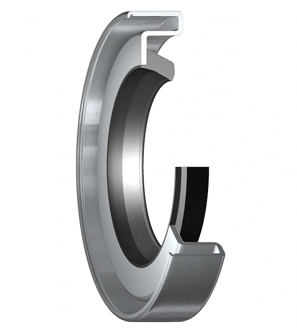 Манжетное уплотнение с металлическим корпусом и однокромочным уплотнением, для пластичной смазки, дюймовые размеры SKF 16069