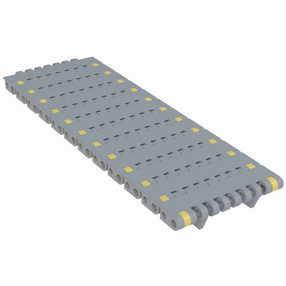 Rexnord 8505 Straight Running Solid Top, Material: Silver Platinum Series™ X, Width: 3.25in, Pitch: 0.75in - 10286182