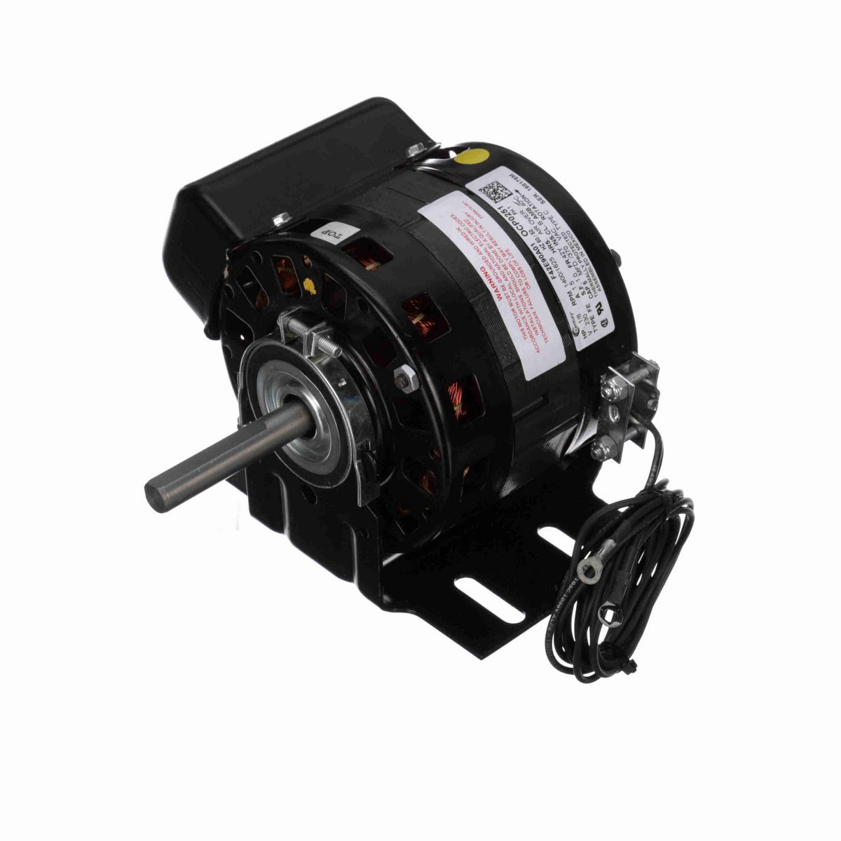 Century OEM Replacement Motor, 1/6 HP, 1 Ph, 60/50 Hz, 230 V, 1400/1625 RPM, 1 Speed, 42 Frame, OPEN - OCP0251