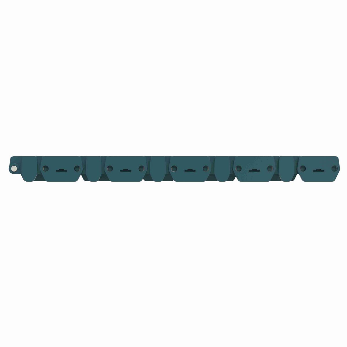 Rexnord 1000RRR Straight Running Raised Rib Rail Track, Material: Green Low Friction Acetal, Width: 58mm, Pitch: 1in - 871.00.02