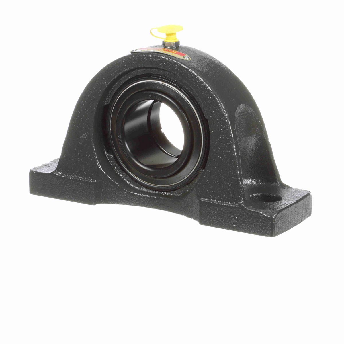 Sealmaster Mounted Cast Iron Two Bolt Low Base Pillow Block Ball Bearing - 52100 Bearing Steel, Black Oxided - Concentric Lock - NPL-31T