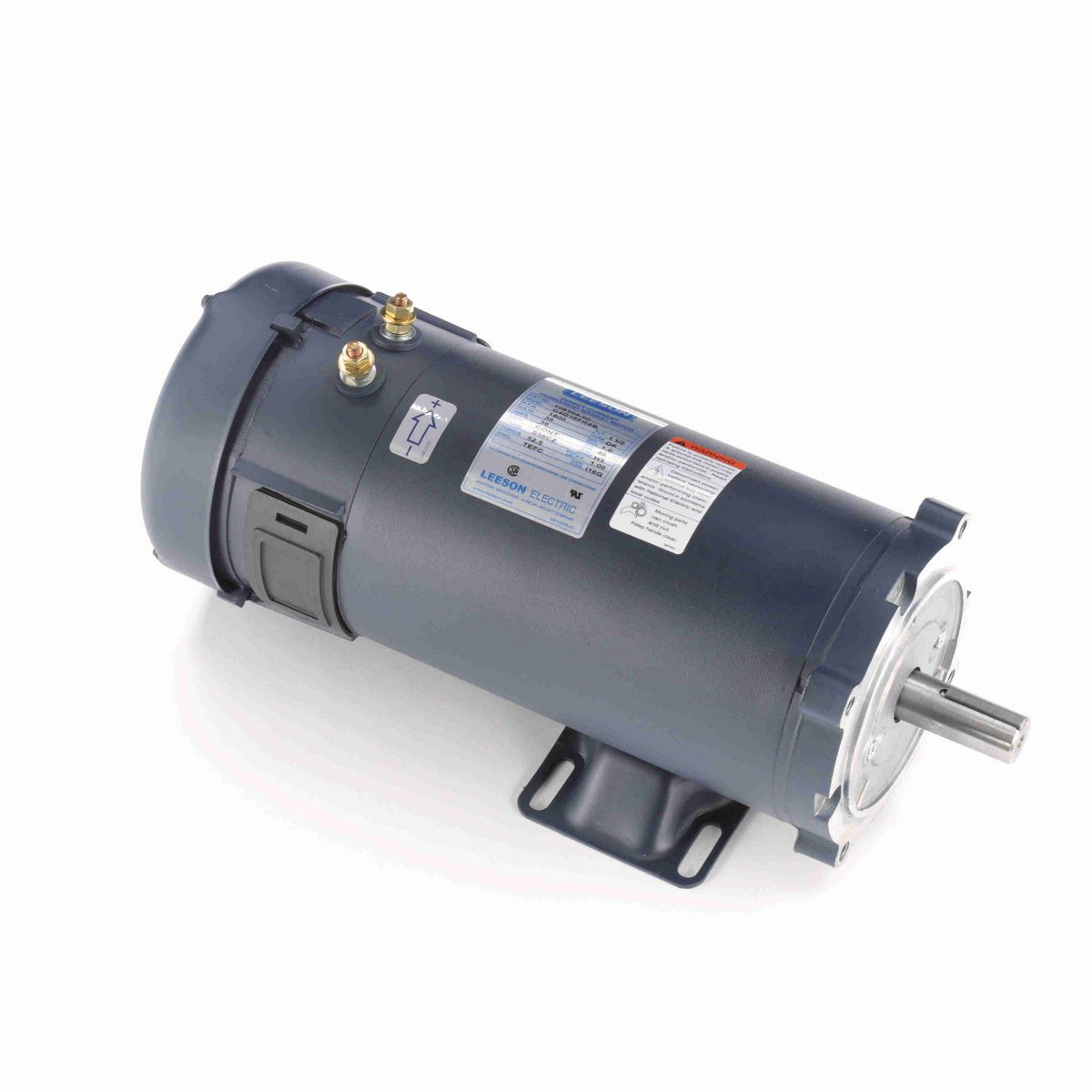 LEESON Low Voltage Motor, 1.50 HP, 36 V, 1800 RPM, S56CZ Frame, TEFC - 109104.00