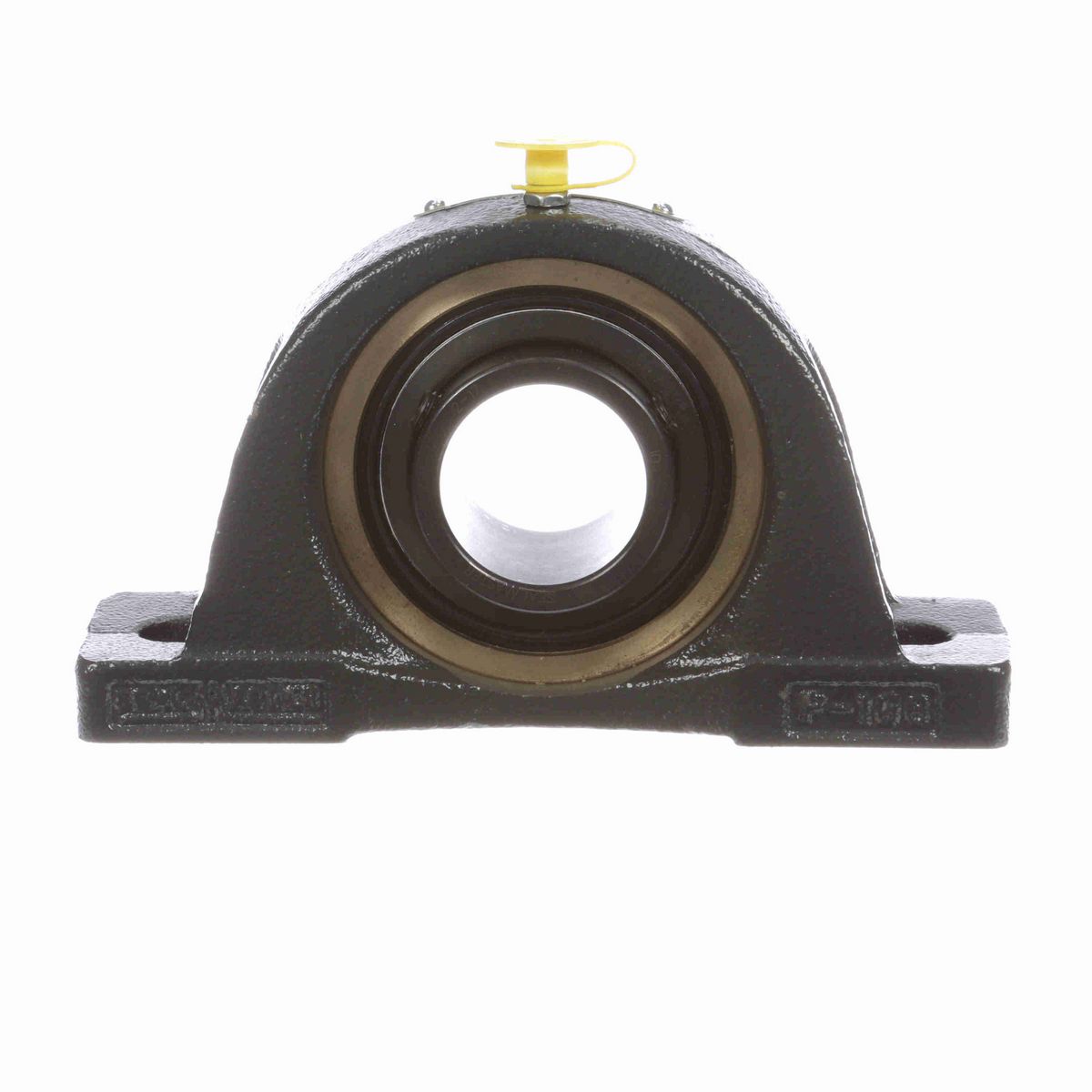 Sealmaster Mounted Cast Iron Two Bolt Pillow Block Ball Bearing - 52100 Bearing Steel, Black Oxided - Setscrew Lock - ENP-23