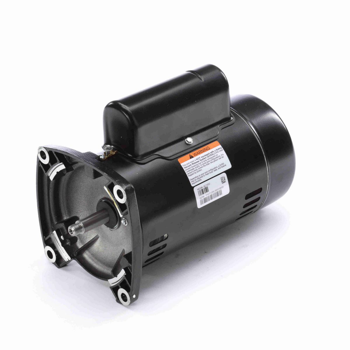 Century Pool Pump Motor, 1/2 HP, 1 Ph, 60 Hz, 230/115 V, 3600 RPM, 48Y Frame, ODP - QC1052