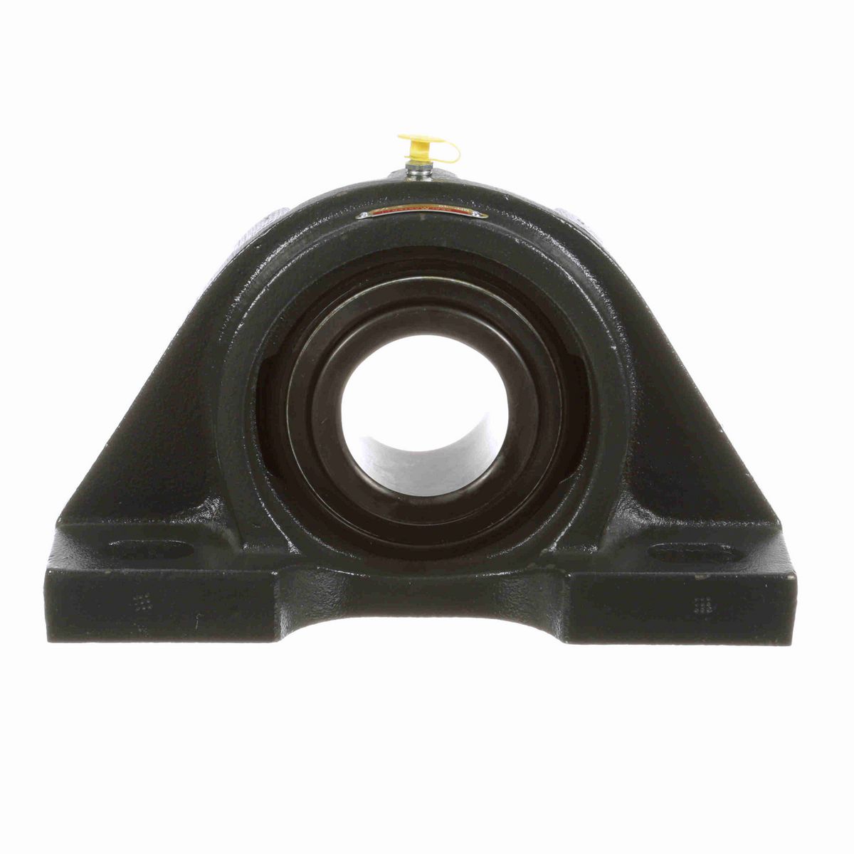 Sealmaster Mounted Cast Iron Four Bolt Pillow Block Ball Bearing - 52100 Bearing Steel, Black Oxided - Setscrew Lock - MFP-40