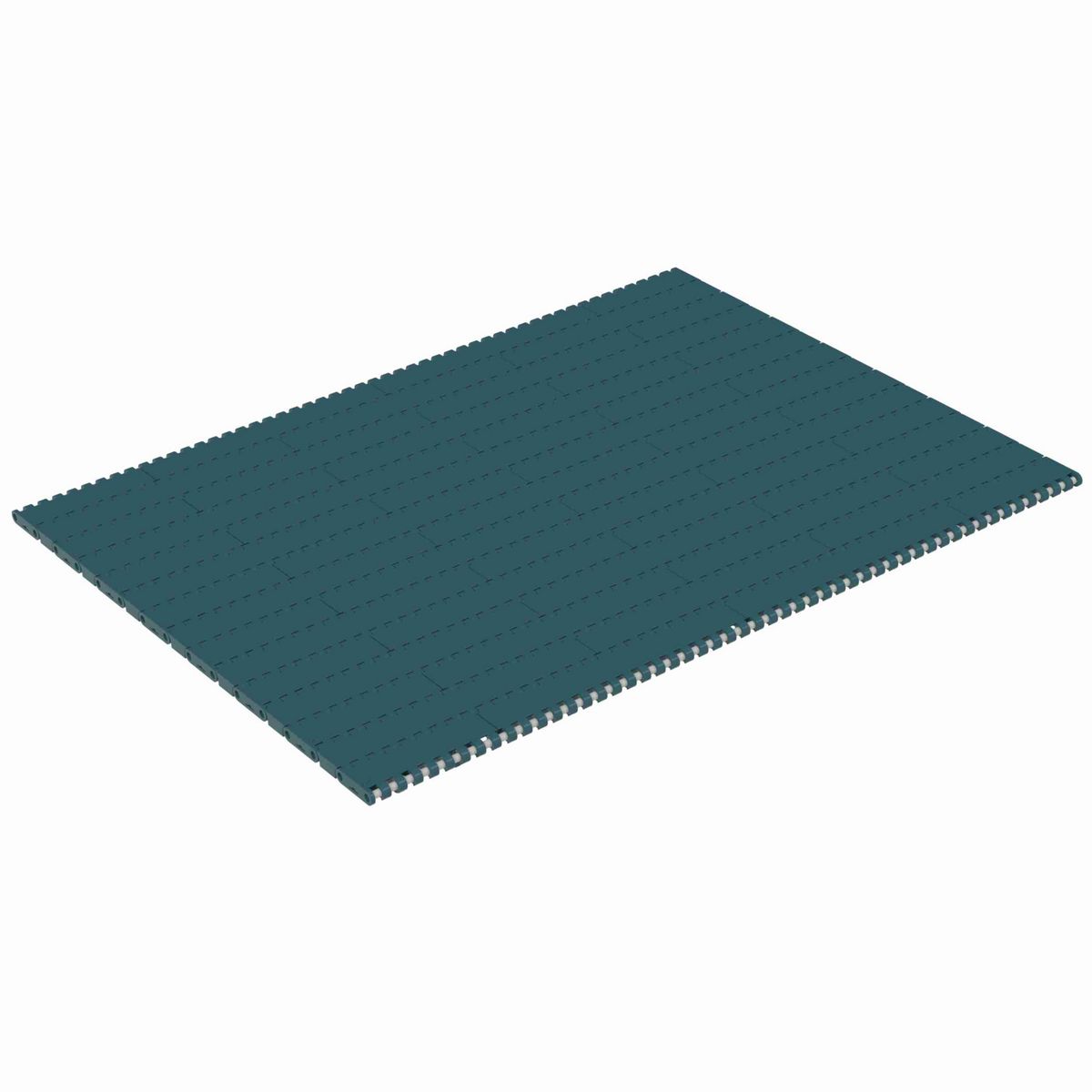 Rexnord 1000FT Straight Running Solid Top, Material: Green Low Friction Acetal, Width: 850mm, Pitch: 1in - 873.27.19