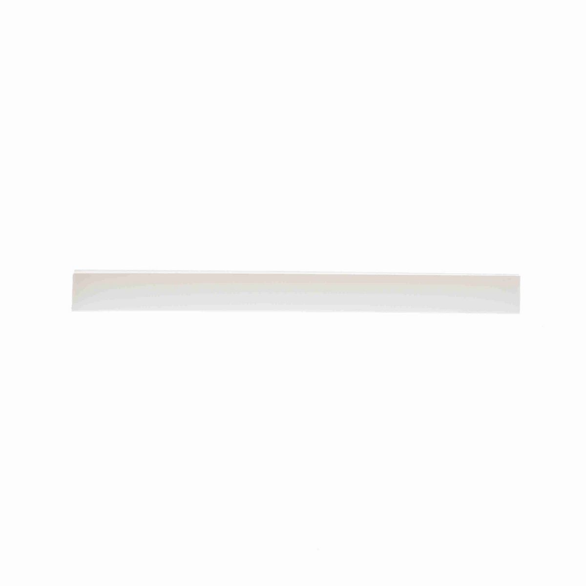 System Plast Bar Cap: 0.5"W X 0.5"H X 120"L White UHMW-PE - VG-P316SBC-10