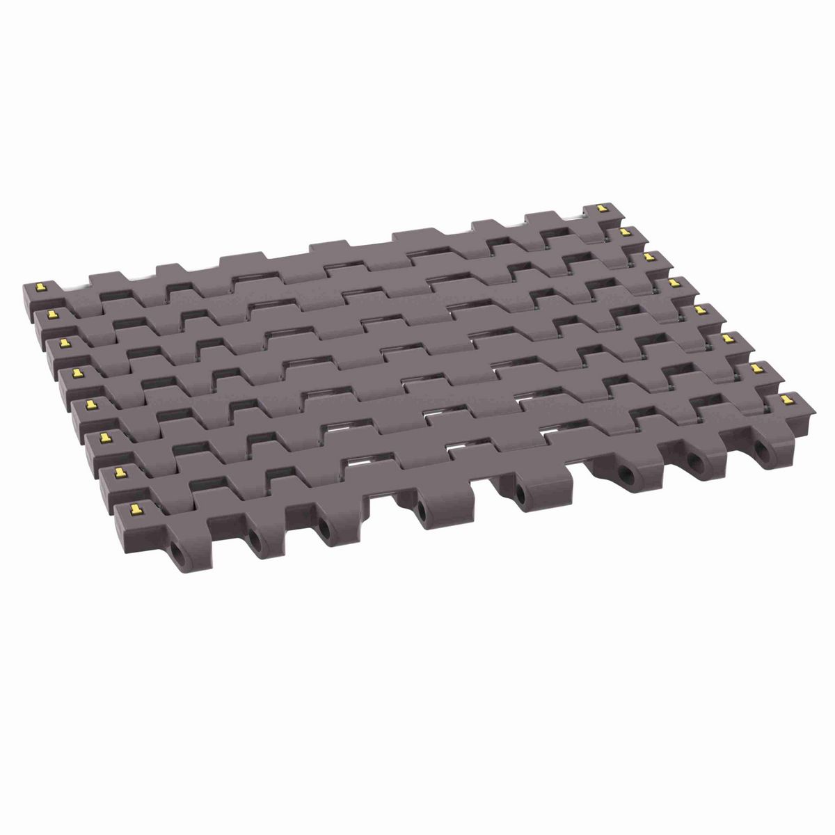 Rexnord 7966NT Side-flexing Flush Grid, Material: Brown High Performance, Width: 15in, Pitch: 1.5in - 81446231