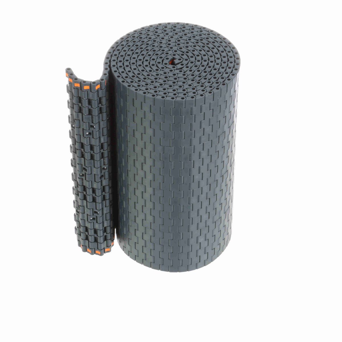 System Plast 2121FT Straight Running Solid Top, Material: NG evo (Gray Blue), Width: 12in, Pitch: 0.5in - NGE2121FT-K1200