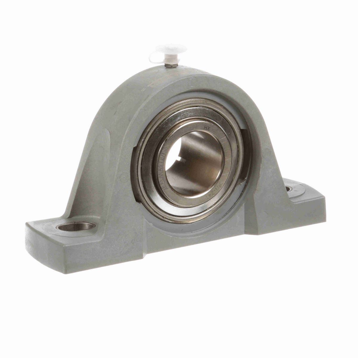 Sealmaster Mounted Composite Two Bolt Pillow Block Ball Bearing - 52100 Bearing Steel, Phosphorus Nickel Coated - Concentric Lock - Corrosion Resistant - CRPC-PN24T