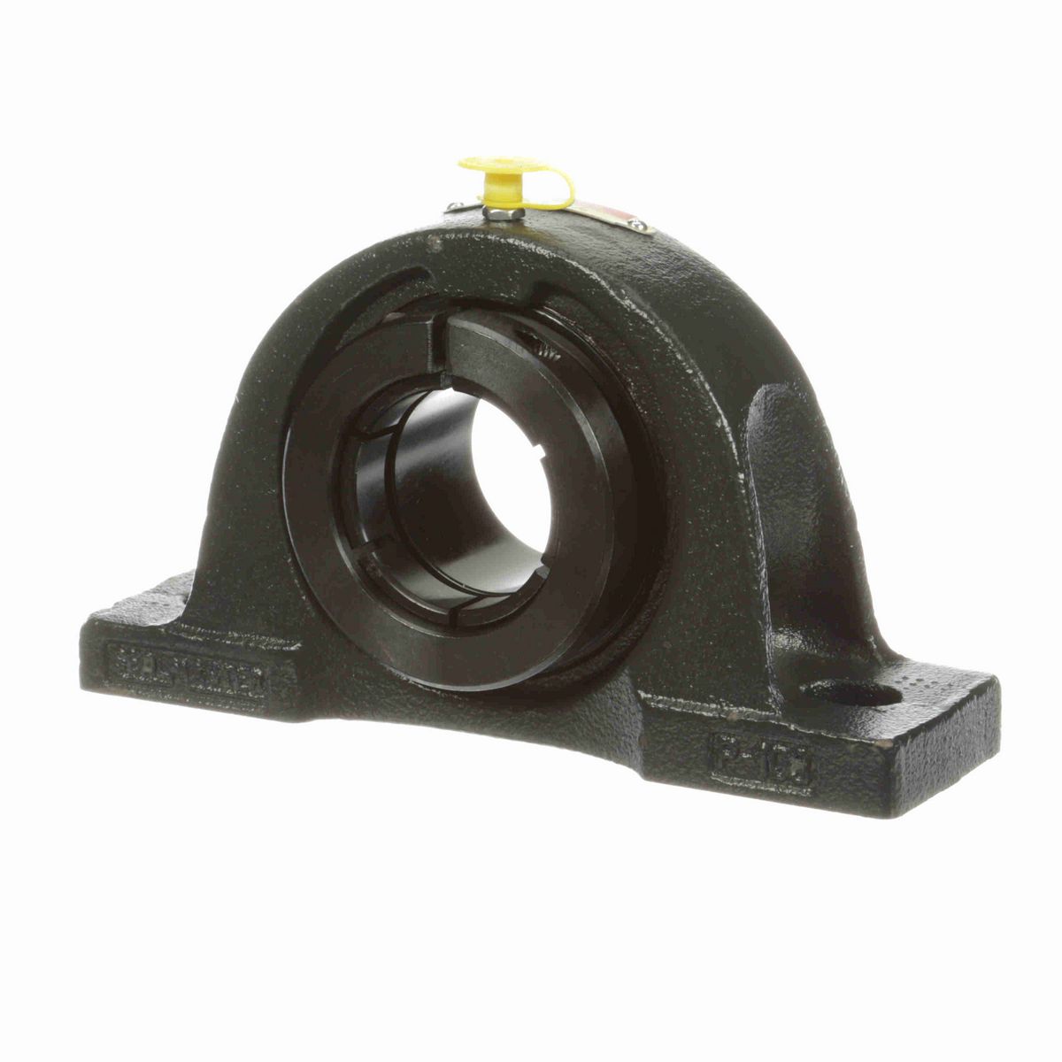 Sealmaster Mounted Cast Iron Two Bolt Low Base Pillow Block Ball Bearing - 52100 Bearing Steel, Black Oxided - Concentric Lock - NPL-28TC