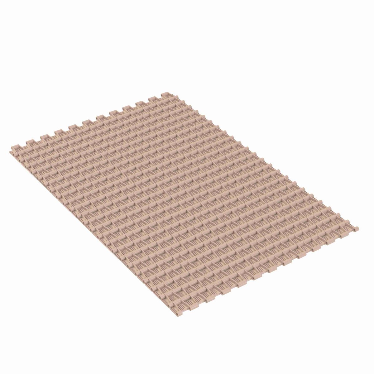 Rexnord 4706 Straight Running Flush Grid, Material: Tan Low Friction, Width: 24in, Pitch: 1.5in - LF4706-24