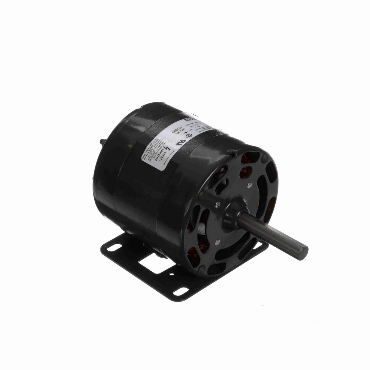 FASCO OEM Replacement Motor, 1/4 HP, 1 Ph, 60 Hz, 115 V, 1600 RPM, 1 Speed, 4.4" Diameter, OAO - D1006