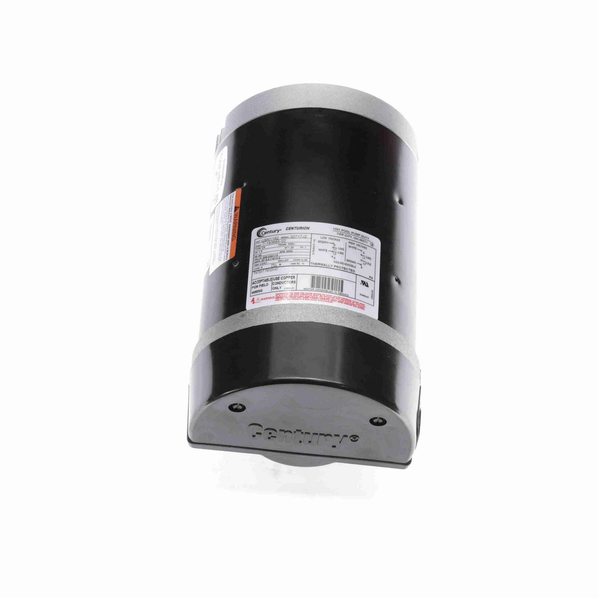 Century Pool Pump Motor, 1.5 HP, 1 Ph, 60 Hz, 208-230/115 V, 3600 RPM, N56J Frame, DP - USN1152