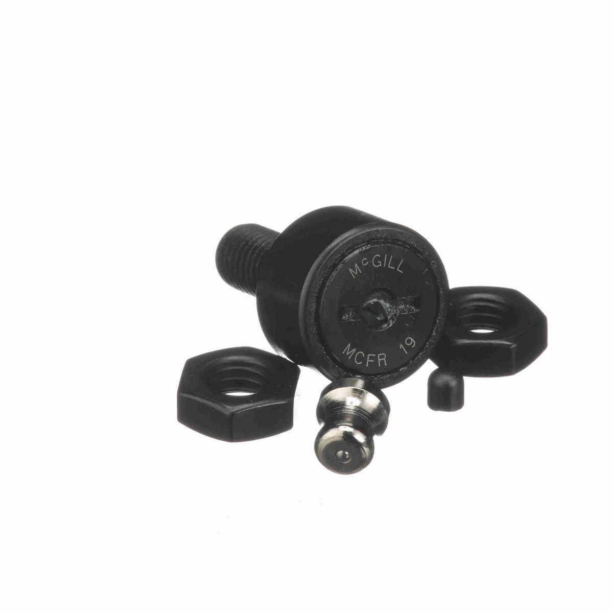 Опорный ролик с цапфой McGill CAMROL MCFR 19, бочкообразный, со шлицем под отвёртку, метрический