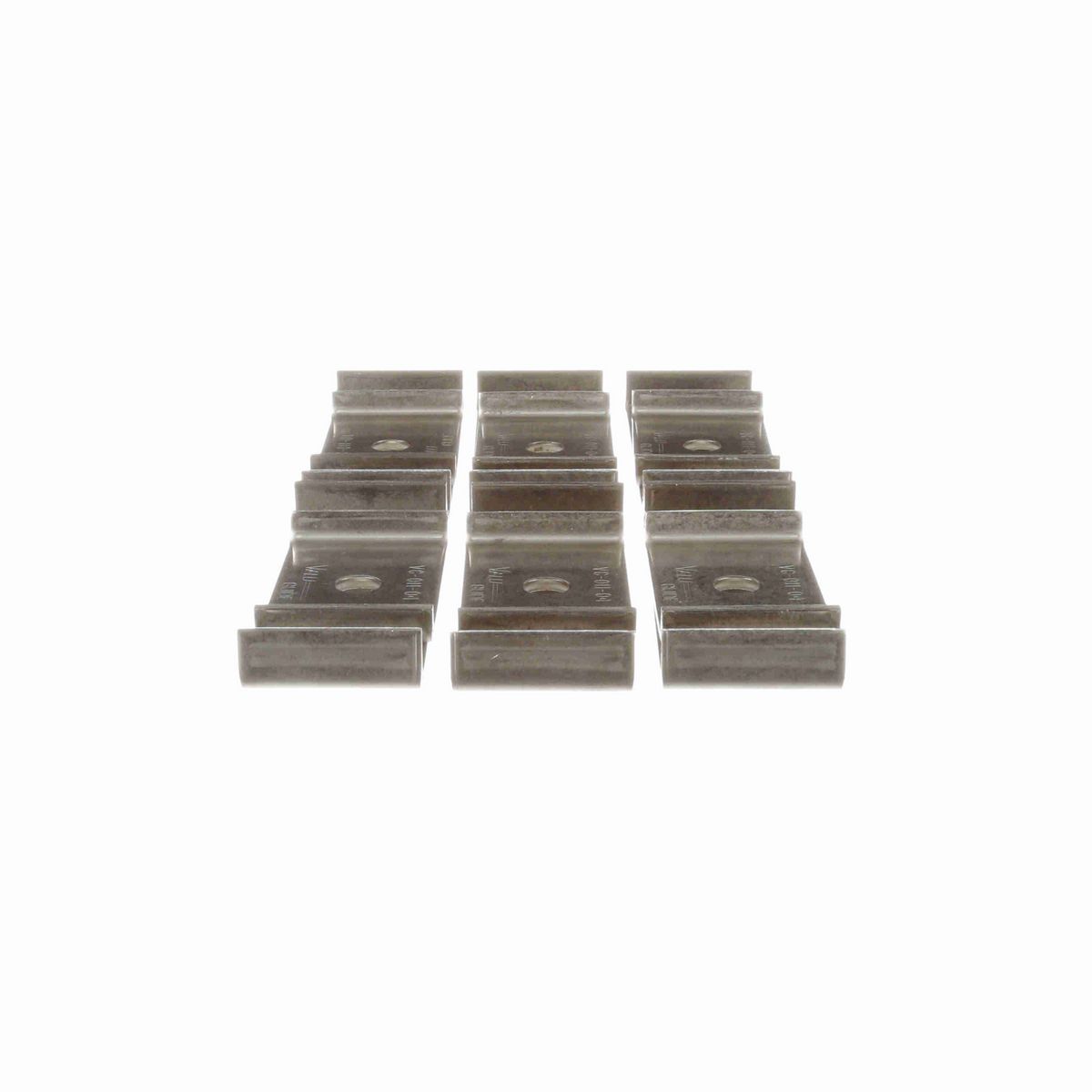 System Plast Double Rail Clamp, Stainless Steel,~3.25" C.D. - VG-011-04