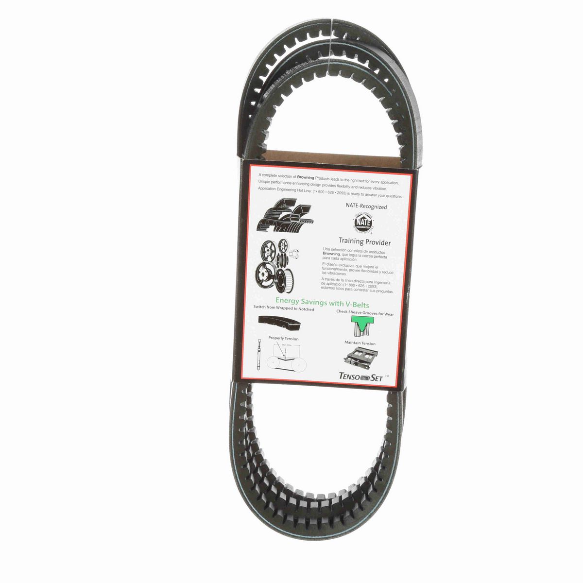 Browning EPDM Notched Belt 98% Efficient - BX91