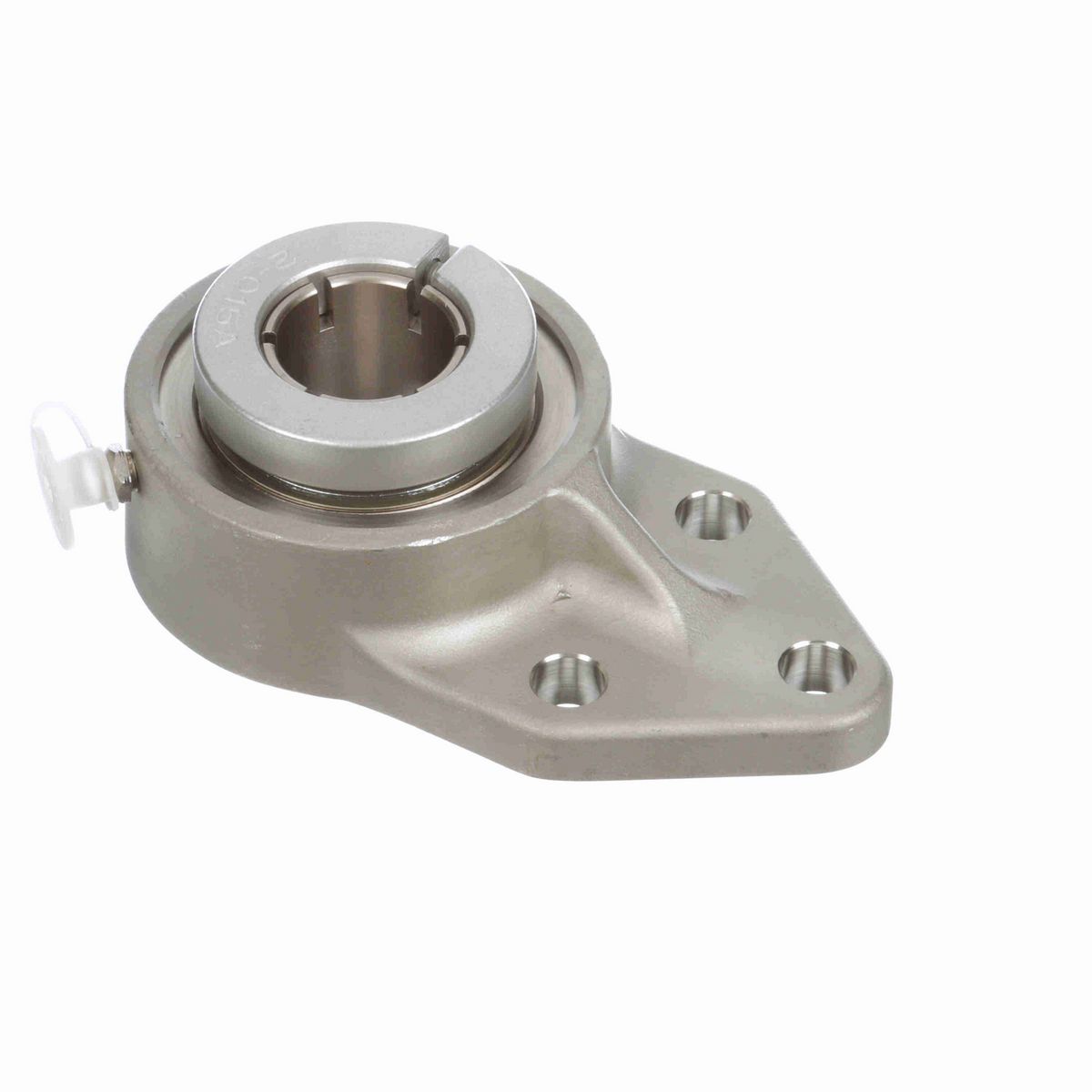 Sealmaster Mounted Stainless Steel Three Bolt Flange Bracket Ball Bearing - 52100 Bearing Steel, Phosphorus Nickel Coated - Concentric Lock - Corrosion Resistant - CRFBS-PN16T