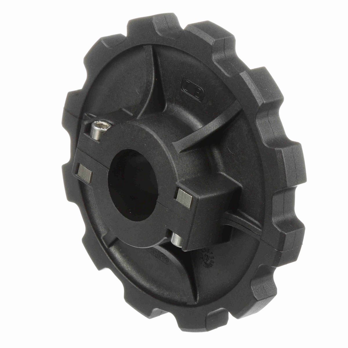 System Plast 880 Series Split Molded Sprocket with 12 Teeth and a 1-1/2in Round Idler Bore - 880-12R1.5-RS
