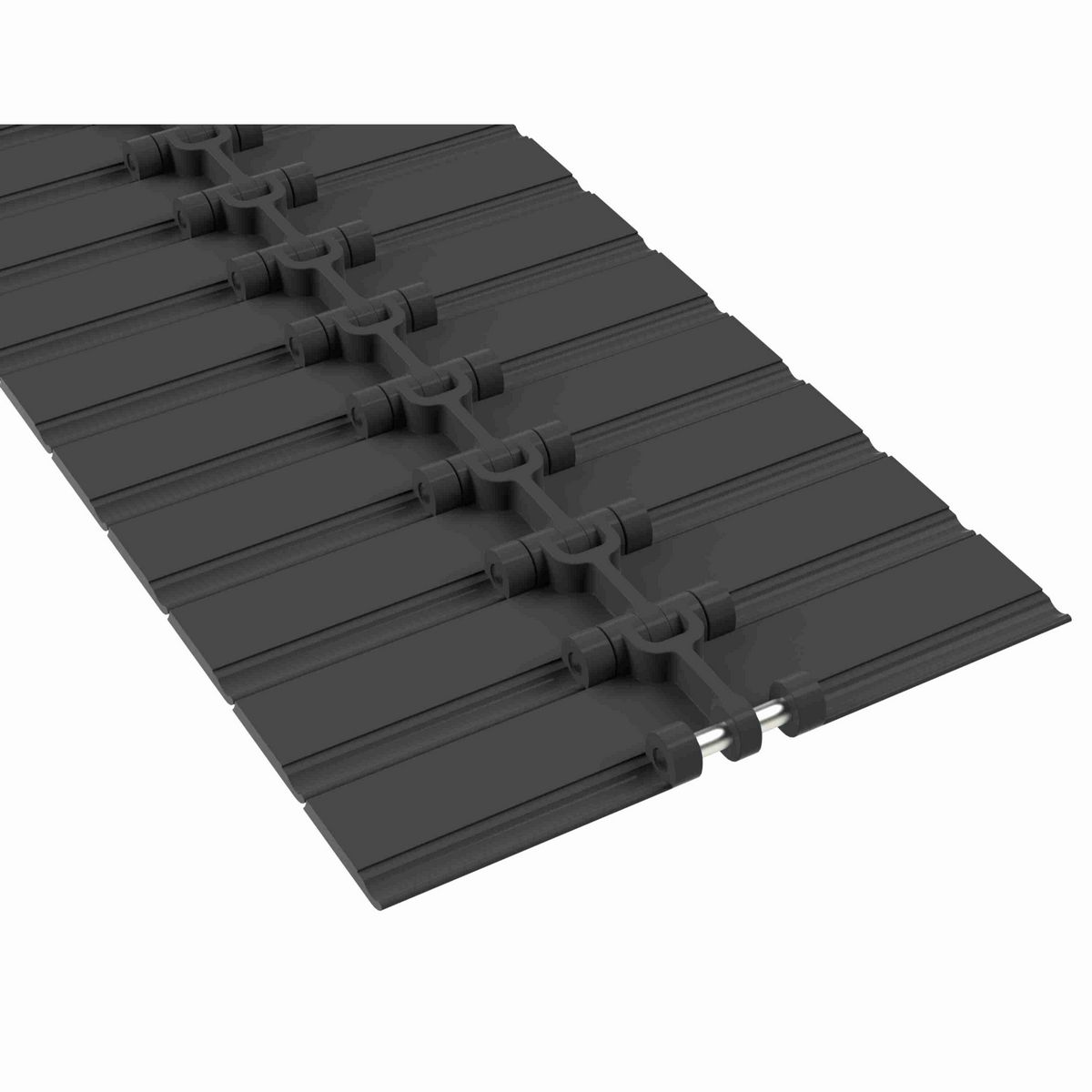 Rexnord 831 Straight Running Solid Top, Material: Black Wear Resistant, Width: 4.5in, Pitch: 1.5in - 81405312