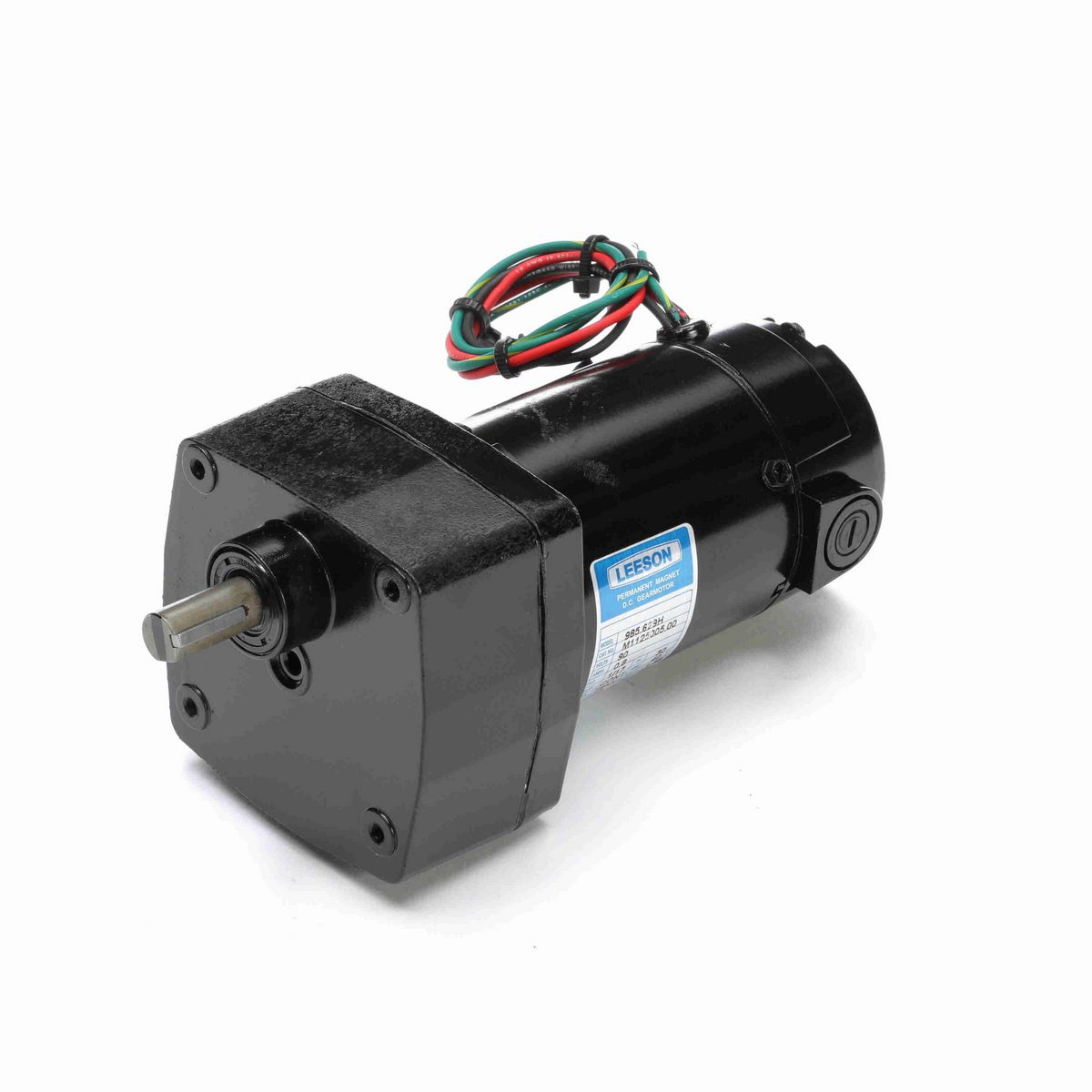 LEESON Parallel Shaft Gearmotor, 0.06 HP, 90 V, 150 RPM, 30 Frame, TENV - M1125005.00