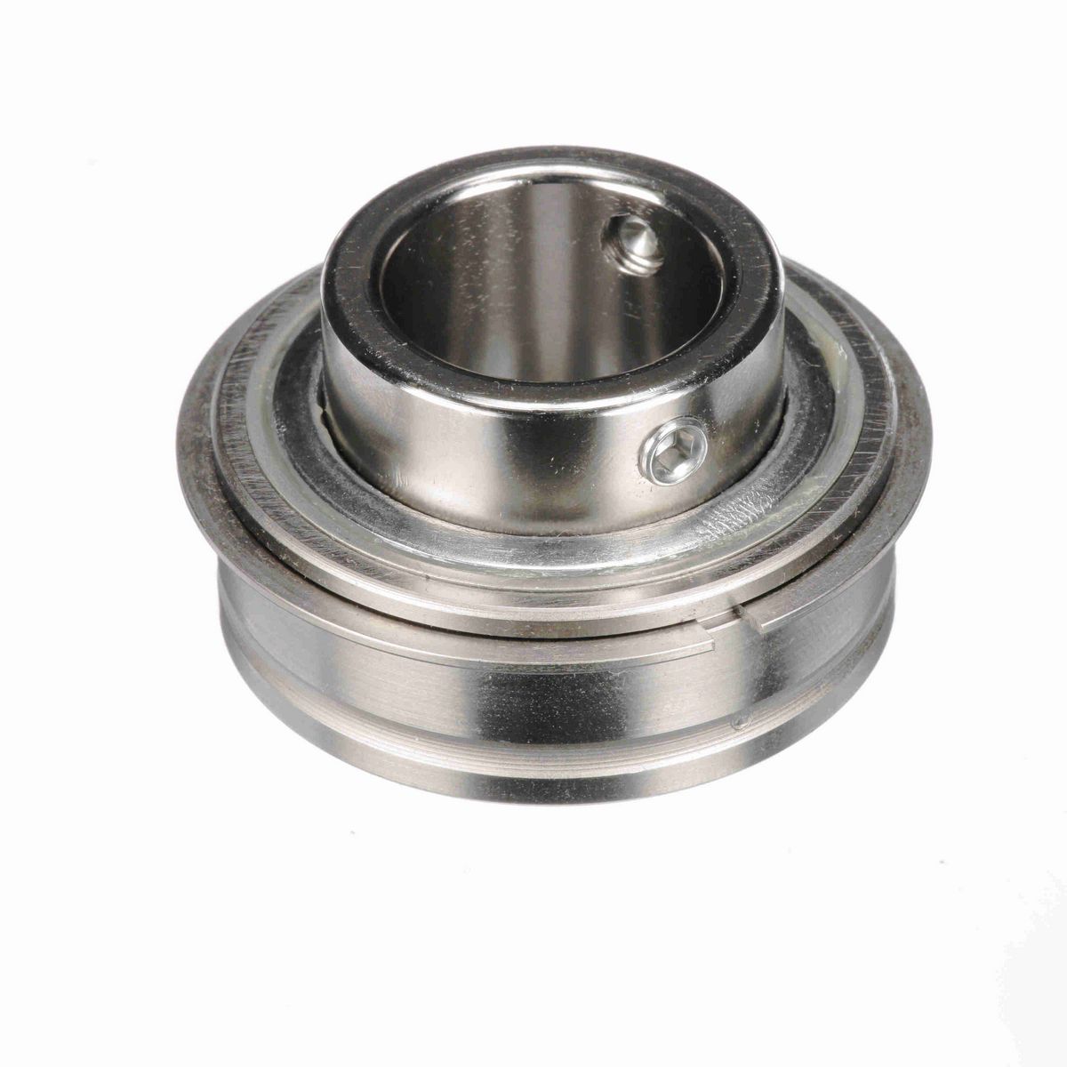 Sealmaster Mounted Insert Only Ball Bearing - 52100 Bearing Steel, Phosphorus Nickel Coated - Setscrew Lock - Corrosion Resistant - ERX-PN28